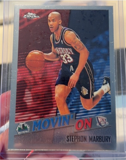 1998-99 Topps Chrome #223 Stephon Marbury — front