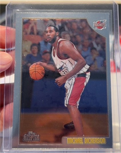 1998-99 Topps Chrome #208 Michael Dickerson — front