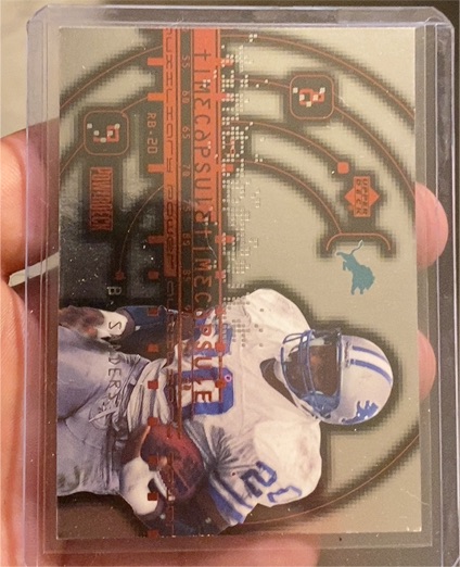 2000 Upper Deck PowerDeck Time Capsule Auxiliary #AUX-T2 Barry Sanders — front