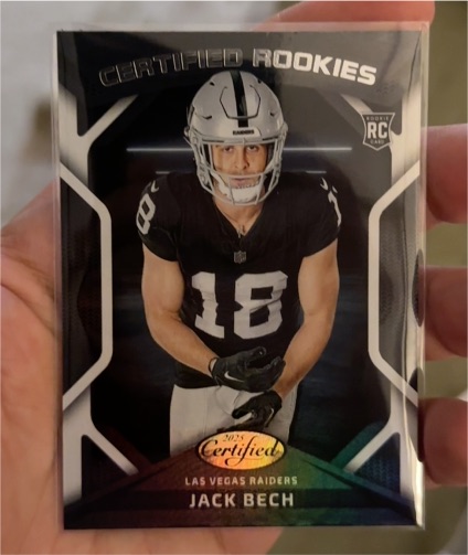 2025 Panini Certified #CRK-JBH Jack Bech Certified Rookies — front