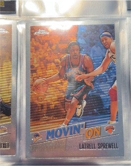 1998-99 Topps Chrome #226 Latrell Sprewell — front