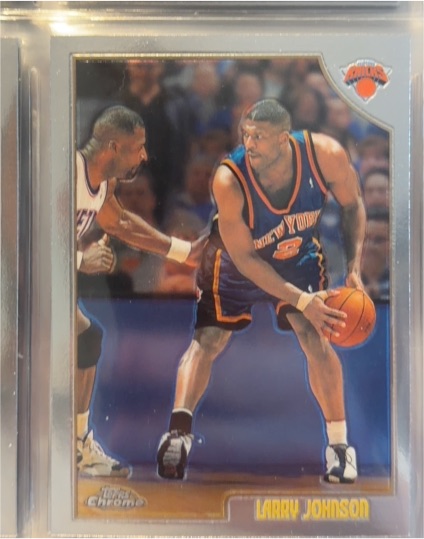 2001-02 Fleer Focus Larry Johnson — front