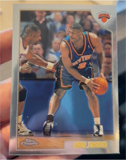 1998-99 Topps #187 Larry Johnson — front