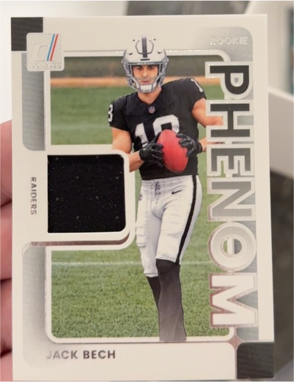 2025 Panini Donruss Rookie Phenom Jerseys #RPJ-JBH Jack Bech — front