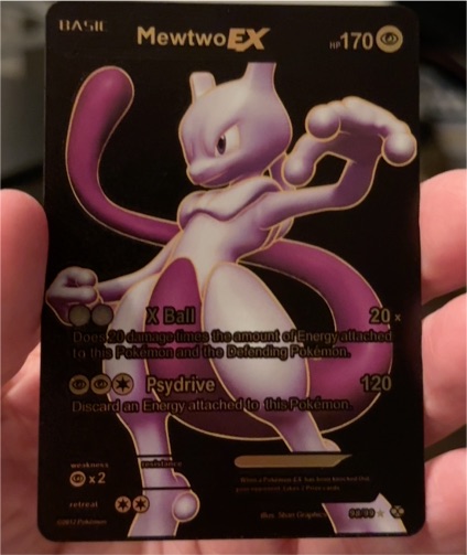 2012 Pokémon Mewtwo EX #98 — front