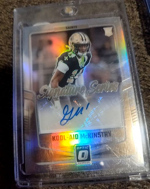 2024 Donruss Optic Signature Series #SSH-KMY Kool-Aid McKinstry — front