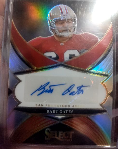 2024 Panini Select Signatures #SSP-BOS Bart Oates — front