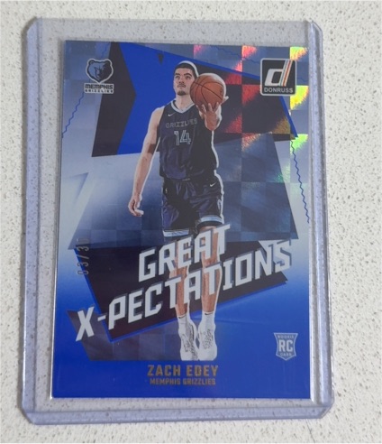 2024-25 Panini Donruss Great X-Pectations #13 Zach Edey — front
