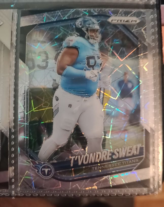 2025 Panini Prizm #80 T'Vondre Sweat — front