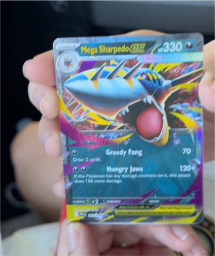 2020 Pokemon TCG Mega Sharpedo EX #061/094 — front