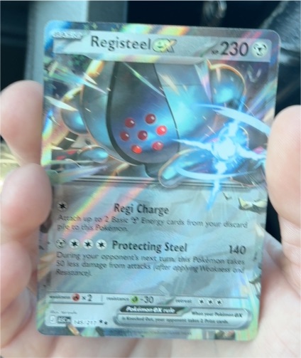 2005 Pokémon EX Emerald #100 Registeel ex — front