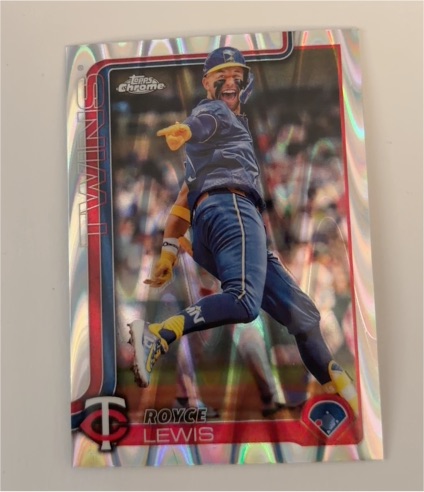 2025 Topps Chrome #254 Royce Lewis — front