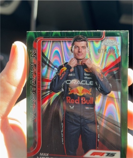 2025 Topps Chrome Formula 1 #1 Max Verstappen Oracle Red Bull Racing — front