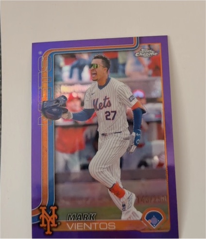 2025 Topps Chrome #129 Mark Vientos — front