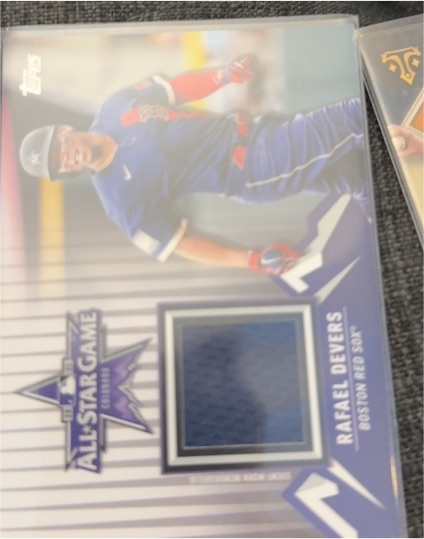 2021 Topps Update All-Star Stitches Relics #ASSC-RD Rafael Devers — front
