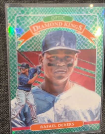 2020 Donruss Optic #16 Rafael Devers Diamond Kings — front