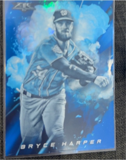 2018 Topps Fire Cannons Blue #C15 Bryce Harper — front