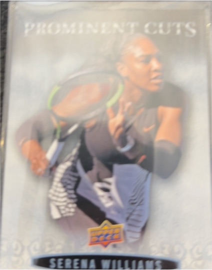Upper Deck Prominent Cuts Serena Williams — front