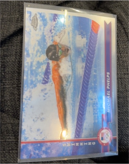 2024 Topps Chrome U.S. Olympic #200 Michael Phelps — front
