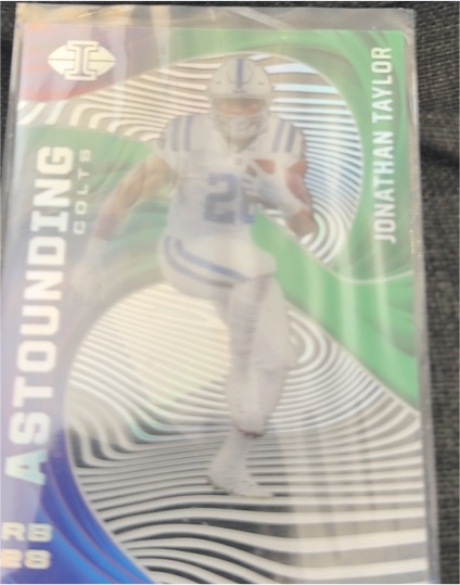 2020 Panini Illusions Astounding #A10 Jonathan Taylor — front