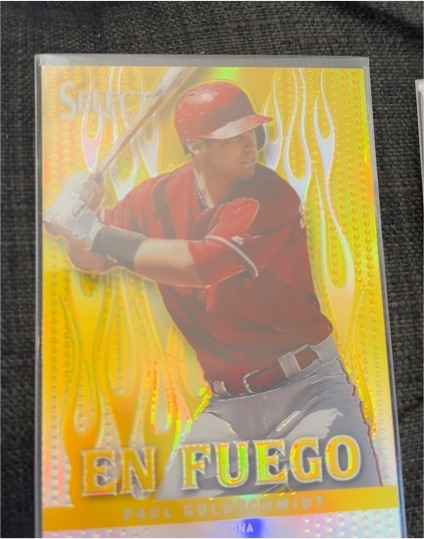 2013 Panini Select #EF29 Paul Goldschmidt En Fuego — front