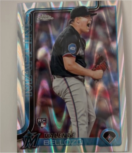 2025 Topps Chrome #122 Valente Bellozo — front