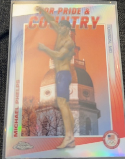 2024 Topps Chrome For Pride And Country #PC5 Michael Phelps — front
