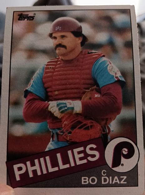 1985 Topps #737 Bo Diaz — front