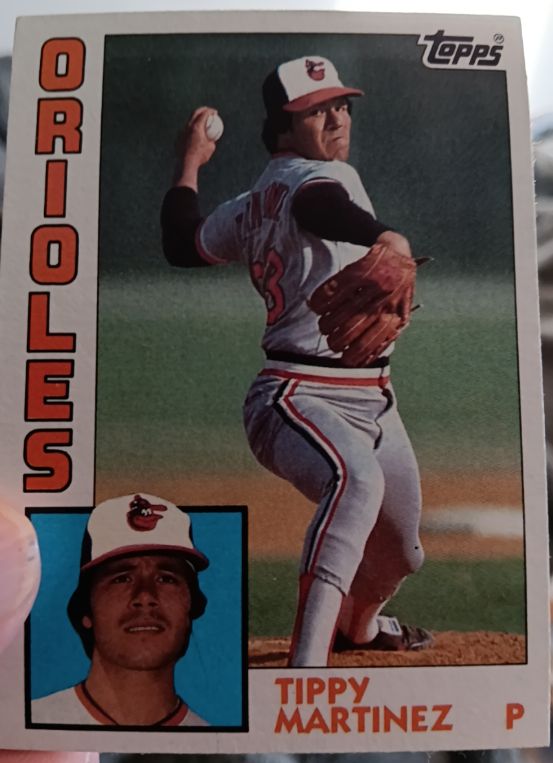 1984 Topps #215 Tippy Martinez — front