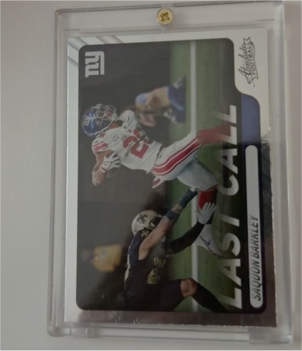 2022 Panini Absolute Last Call #LC-13 Saquon Barkley — front