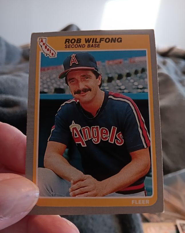 1985 Fleer #315 Rob Wilfong — front