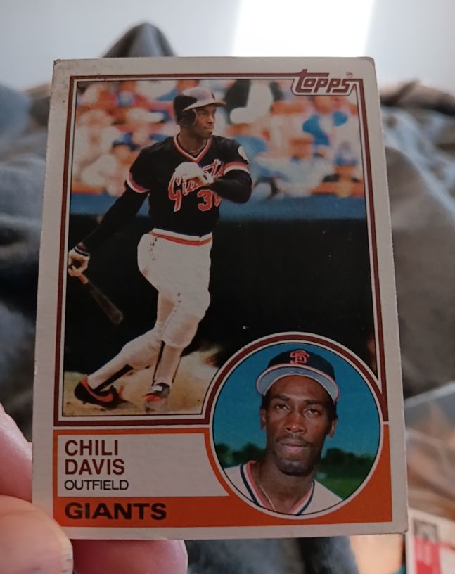 1983 Topps #115 Chili Davis — front