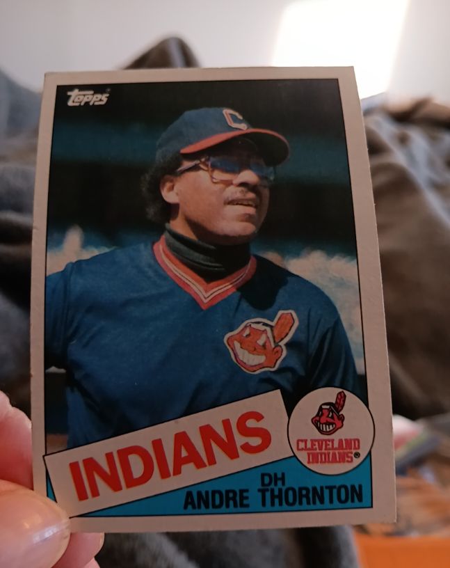 1985 Topps #475 Andre Thornton — front