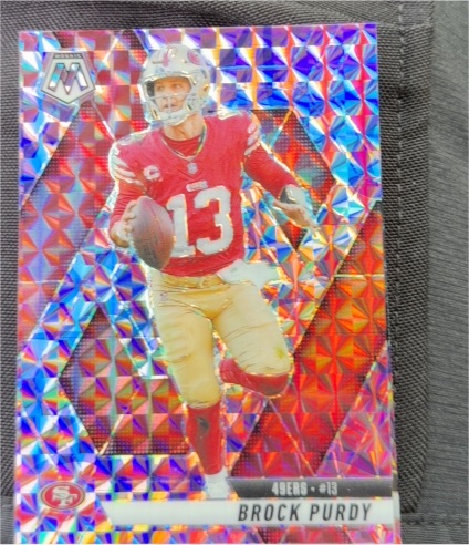 2025 Panini Mosaic #221 Brock Purdy — front