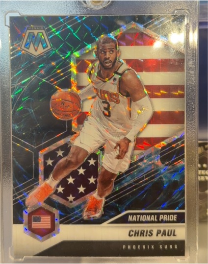 2020-21 Panini Mosaic #251 Chris Paul National Pride — front