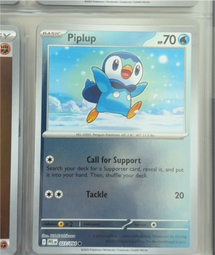 2025 Pokémon ME02: Phantasmal Flames #027 Piplup — front
