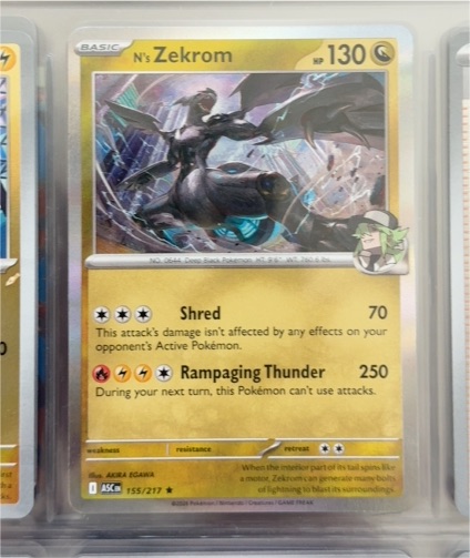 2023 Pokémon 155 N's Zekrom — front