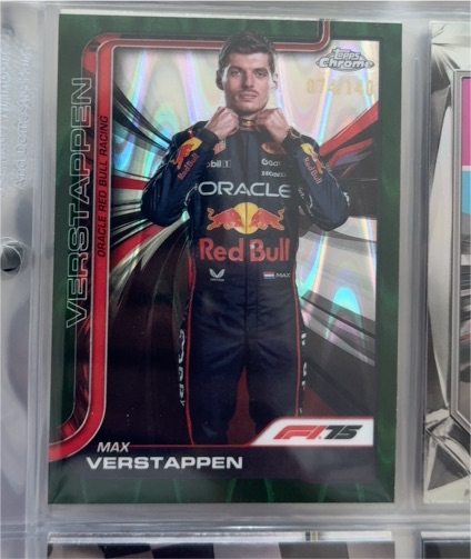 2025 Topps Chrome Formula 1 F1 #1 Max Verstappen — front
