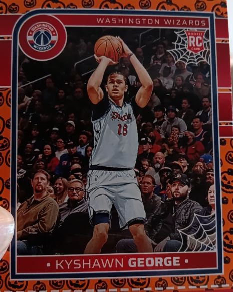 2024-25 Panini Hoops Haunted Hoops #274 Kyshawn George — front