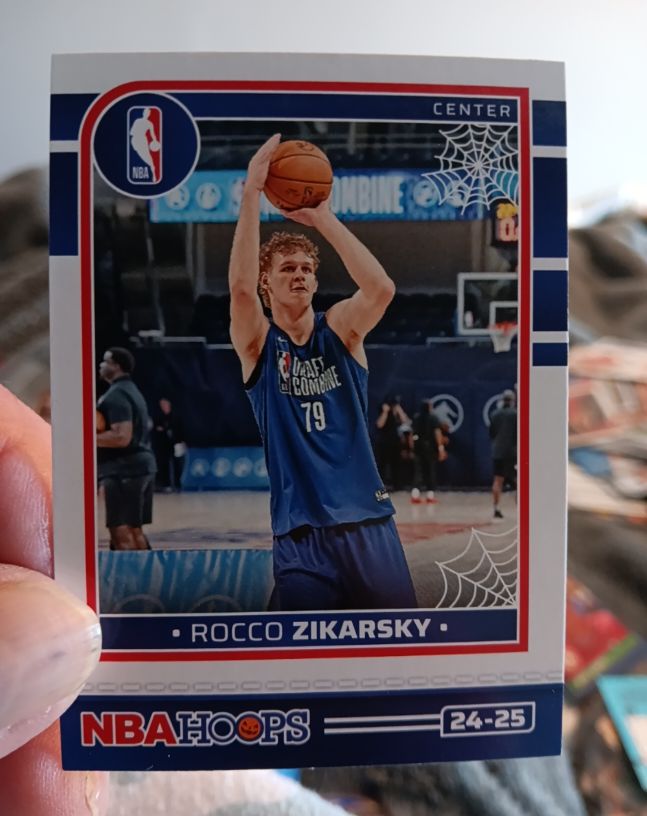 2024-25 Panini Haunted Hoops Extended #25 Rocco Zikarsky — front