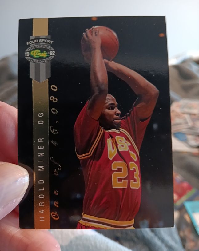 1992 Classic Four Sport Draft Pick Collection #LP12 Harold Miner — front