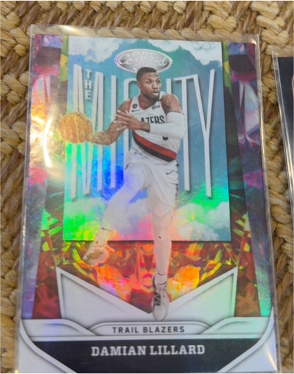 2020 Panini Certified #7 Damian Lillard The Mighty Blazers — front