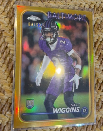 2024 Topps Chrome #227 Nate Wiggins — front