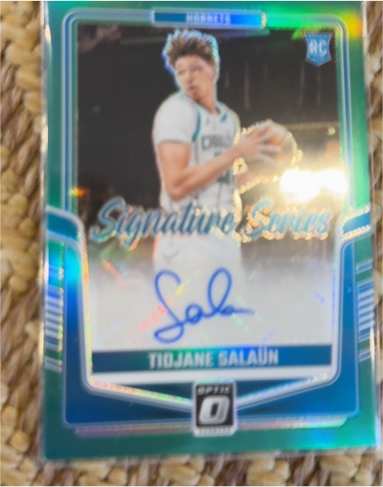 2024-25 Panini Donruss Optic #SS-SAL Tidjane Salaun Signature Series RC Auto — front