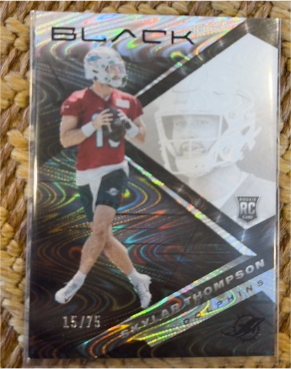 2022 Panini Black #Skylar Thompson — front