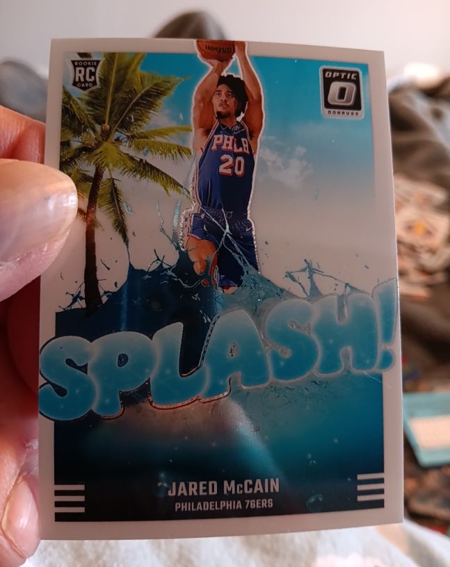 2024-25 Panini Donruss Optic #3 Jared McCain Splash! — front