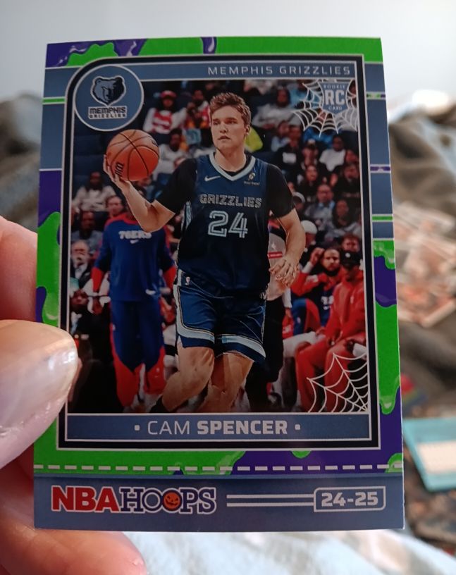 2024-25 Panini Haunted Hoops #252 Cam Spencer — front