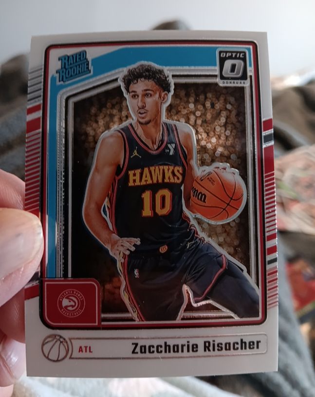 2024-25 Donruss Optic #268 Zaccharie Risacher — front