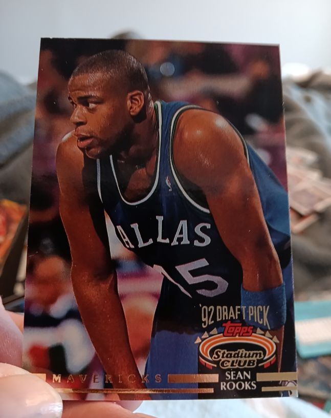 1992-93 Topps Stadium Club #325 Sean Rooks — front