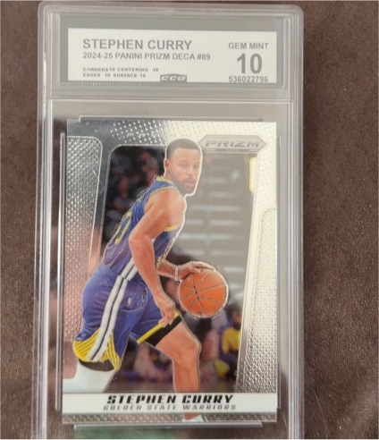 2024-25 Panini Prizm Deca #89 Stephen Curry — front